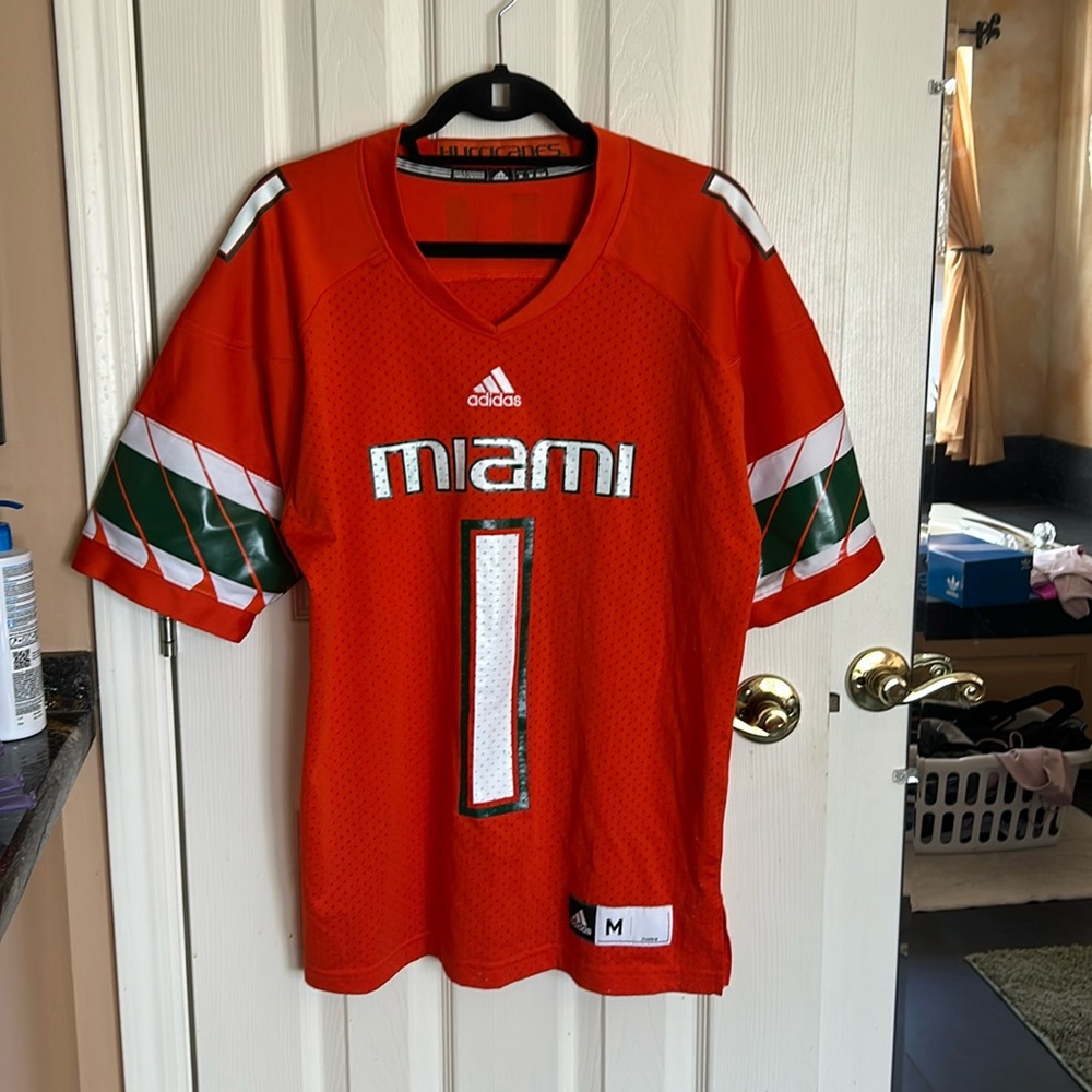 Univ of Miami Addidas Jersey